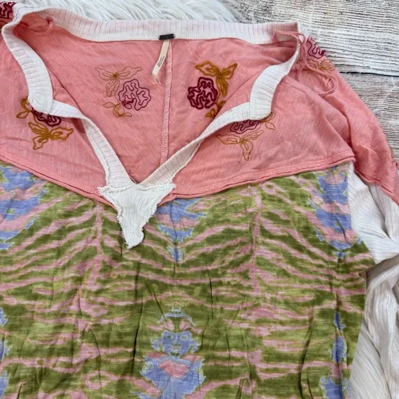 Free People Rare Wherever Tee Flare Sleeves - Picture 6 of 8